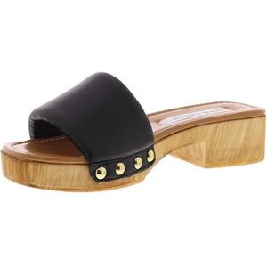 New in Box Steve Madden Belong Heeled Platform Sandal in black